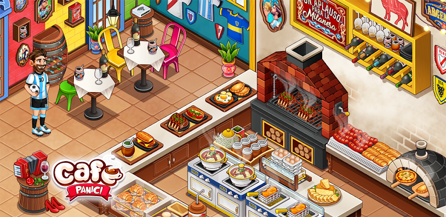 Cafe Panic: Cooking games